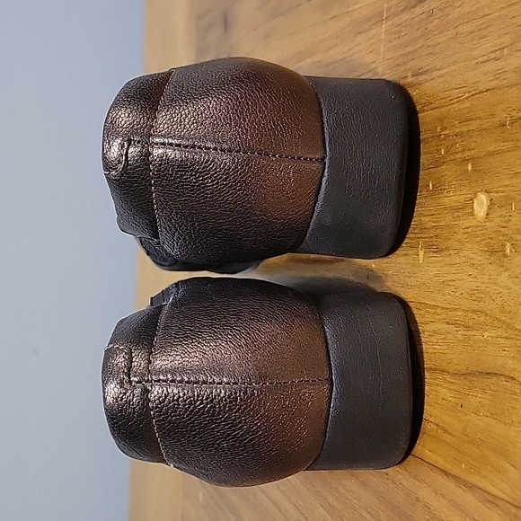 Clark's size 9.5 women's Daylin Hill comfort wedge in metallic brown & b… - Picture 4 of 9